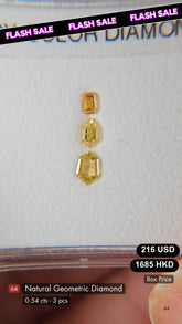 Natural Geometric Diamond Deal (0.54 Cts)